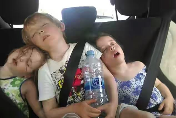 m Parents share hilarious photos of their kids asleep in all sorts of odd places
