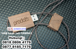 USB Flashdisk kayu tipe FDWD03 dilengkapi dengan strap/tali kain, usb kayu gelang tali Fdwd03, USB Flash Disk kayu tali FDWD03, Flash disk kayu FDWD – 03, USB Wood Strap