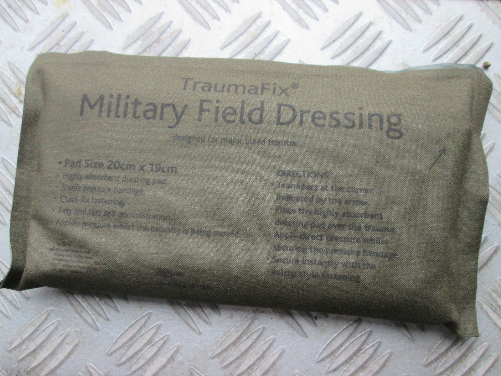bingbabel TraumaFix Military Field Dressing 20 x 19cm