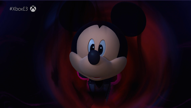 Kingdom Hearts III Mickey Mouse dark void portal head