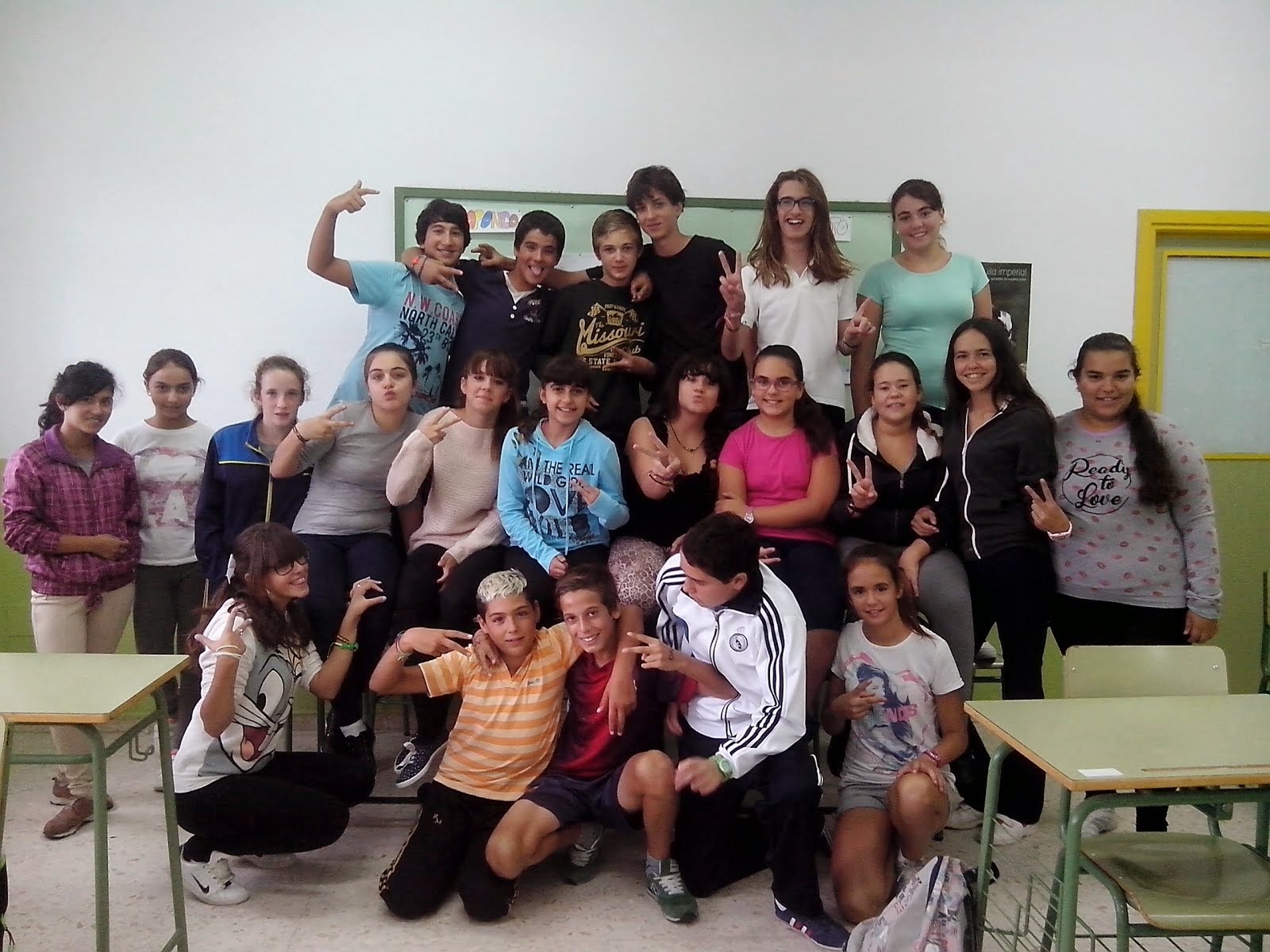 1º ESO A students 2014-2015