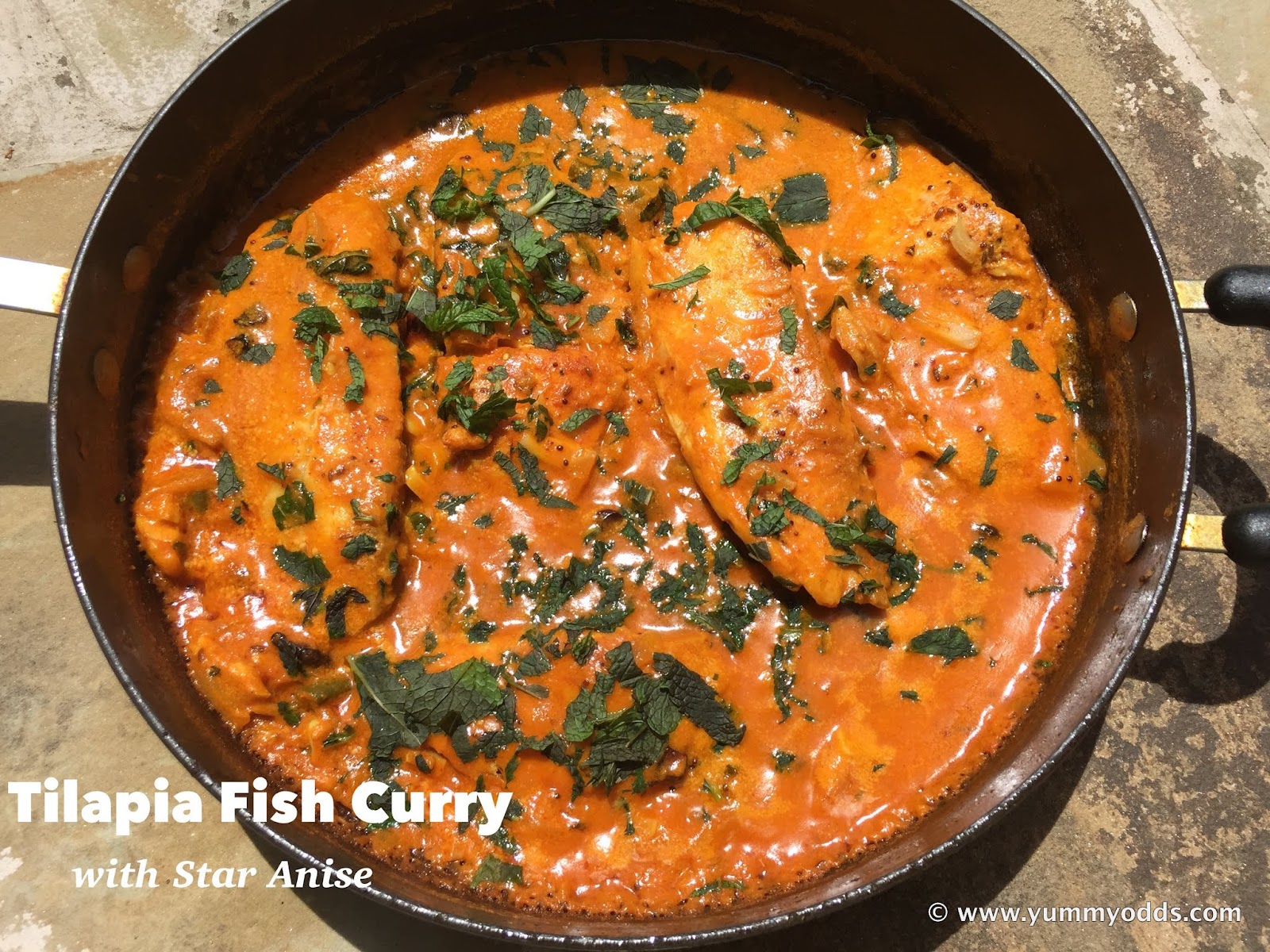 Yum! Yum! Yum! Tilapia Fish Curry with Star Anise