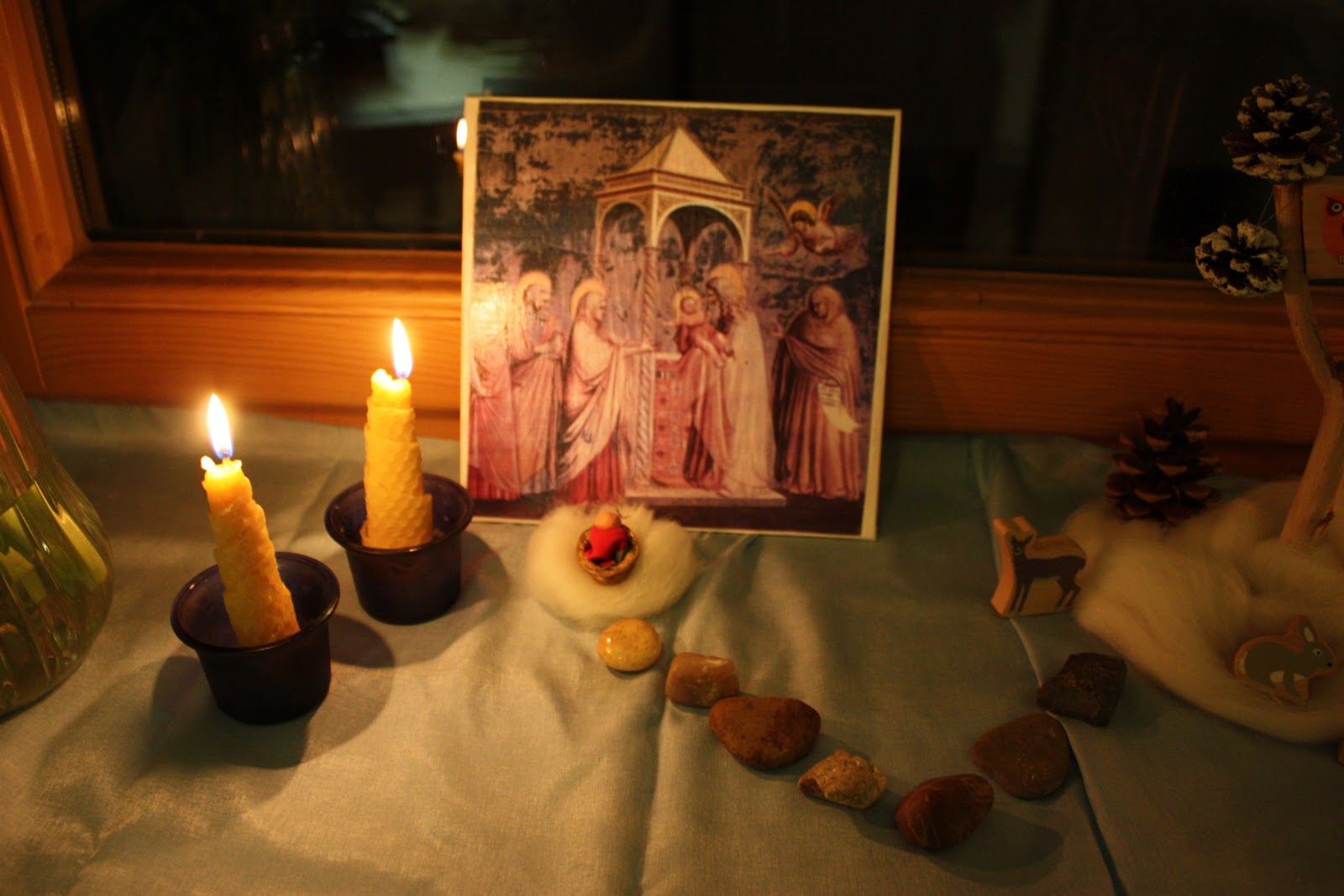 Explore and Express Winter Nature Table