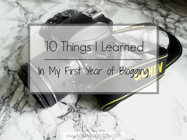 things I learned in my first year blogging