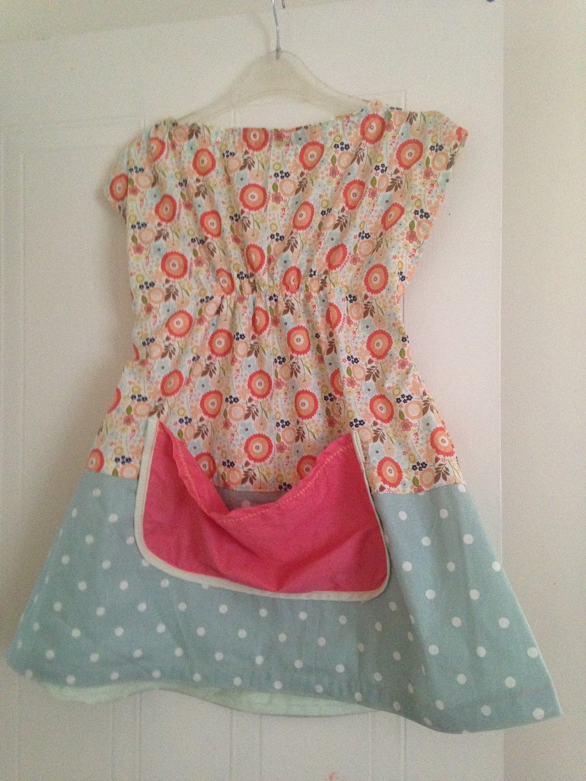 Sewing Kate Plus 4: Girls Dottie Angel Frock: How I did... Part two.