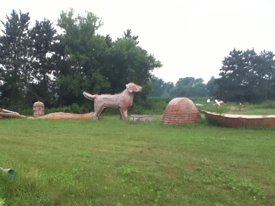 Wiscavenger Hunt Day 3, Sight 27 FAST Fiberglass Statue Mold Yard