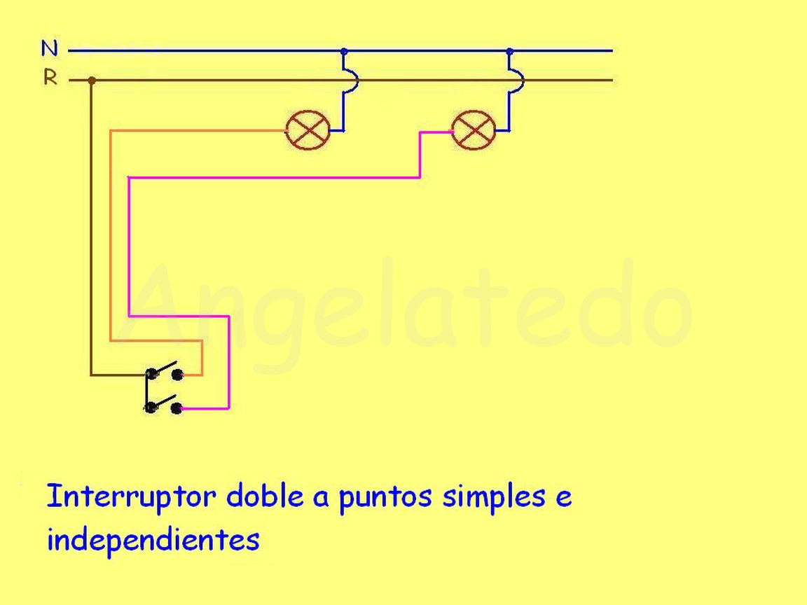 Interruptores Conmutadores Esquemas Eléctricos ~ Electricidad 0796