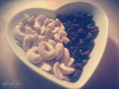 Cashews and Cranberries