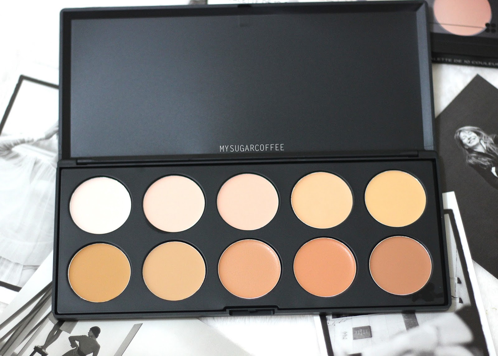 MY SUGARCOFFEE REVIEW BH COSMETICS FOUNDATION AND CONCEALER 10 COLOR