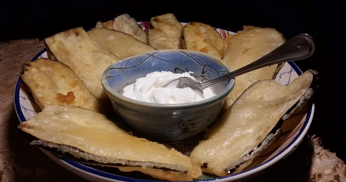 Thibeault's Table Eggplant with Tempura Batter and Lebanese Garlic Sauce