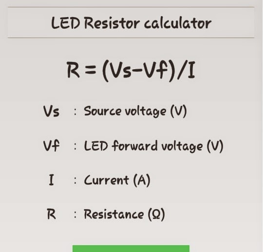 How to calculate LED Resistor Elec Eng World
