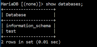 Database Laboratory: Connect and Show Databases in MySQL / MariaDB