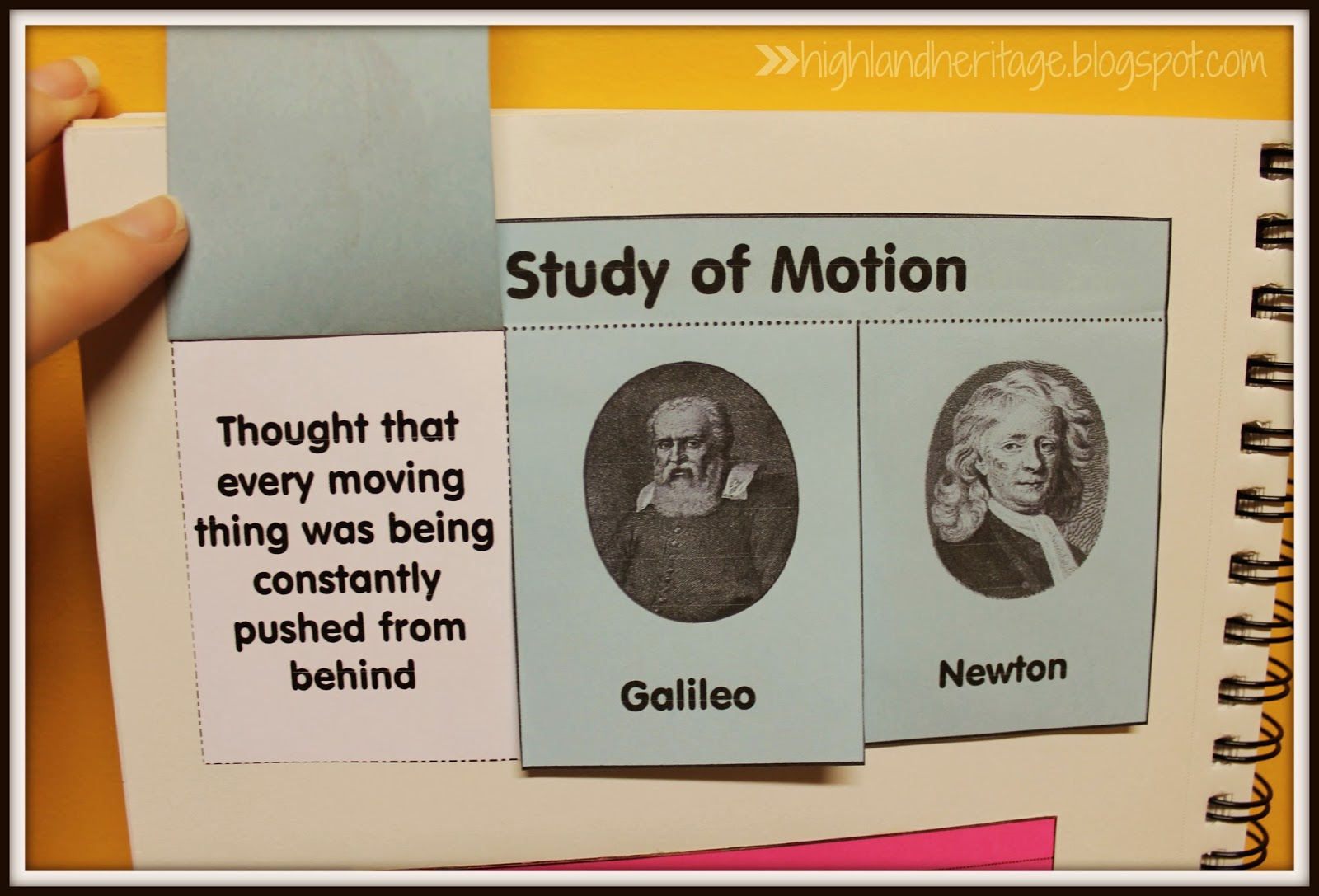 Highland Heritage Homeschool: Interactive Science Notebook - Physics ...