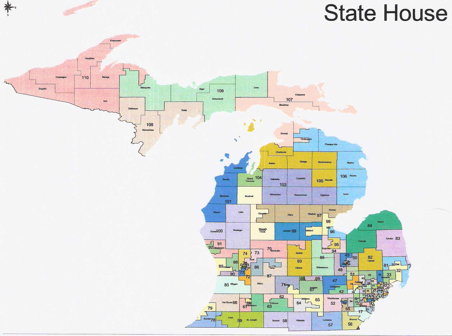 The Western Right Michigan Redistricting Official Republican State 