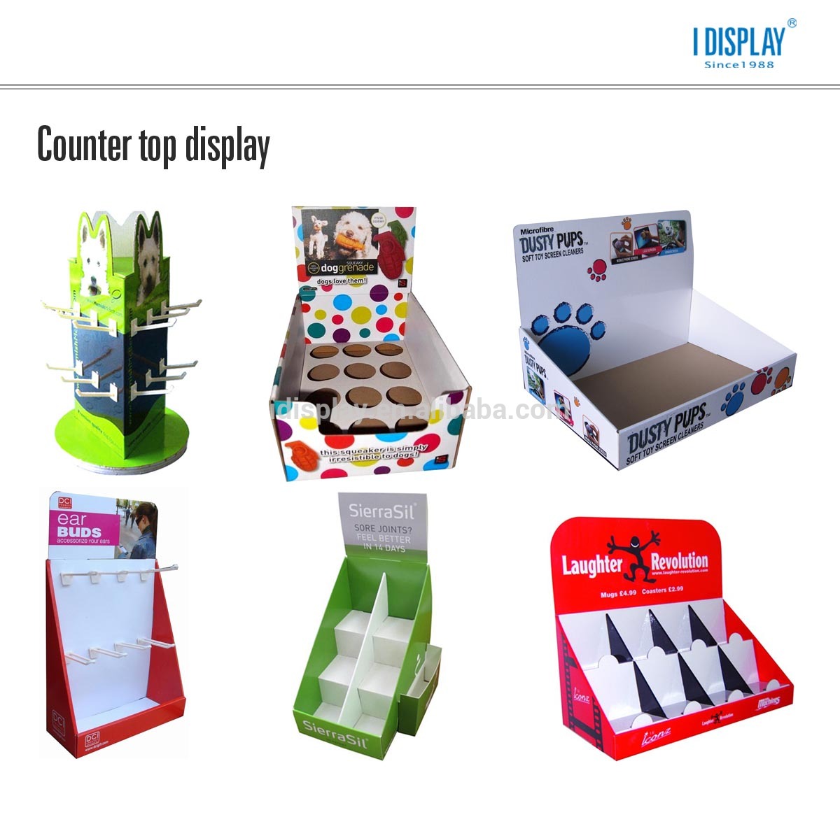 Custom POS Products Boxes Packaging Design's Cardboard counter
