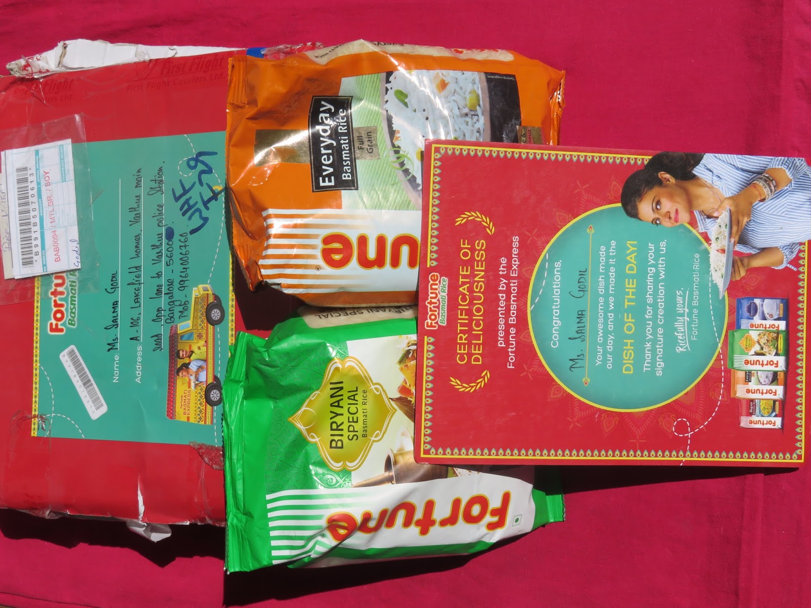 Delectable treats with Salma Made for "Dish of the day" by Fortune foods