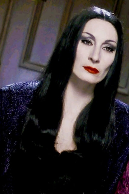 Foffyland: Halloween make up: Morticia Addams
