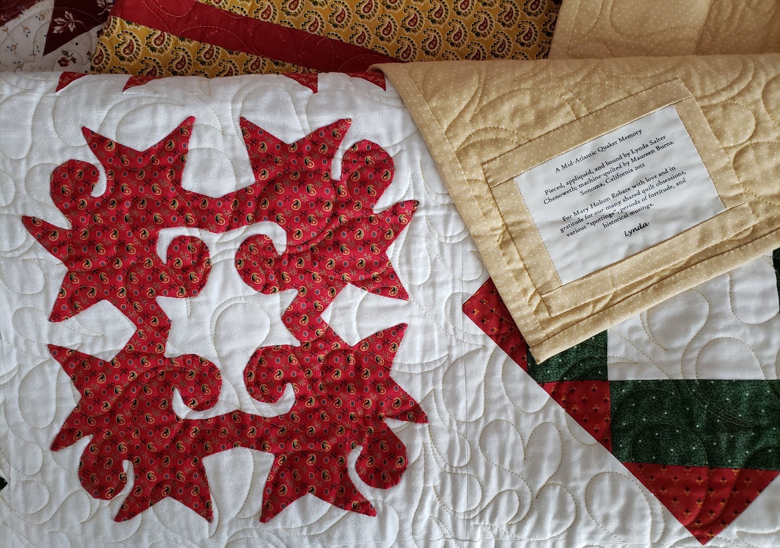 Quaker Quilts and History A New Quilt from an Old Friend