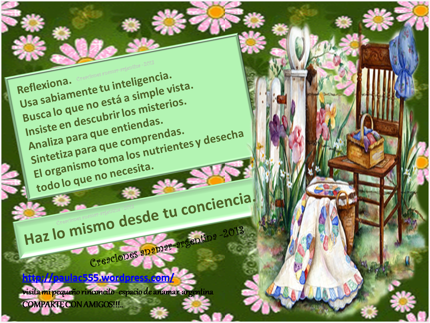 mi pequeño rinconcito -anamar -ARGENTINA: imagenes con frases ...