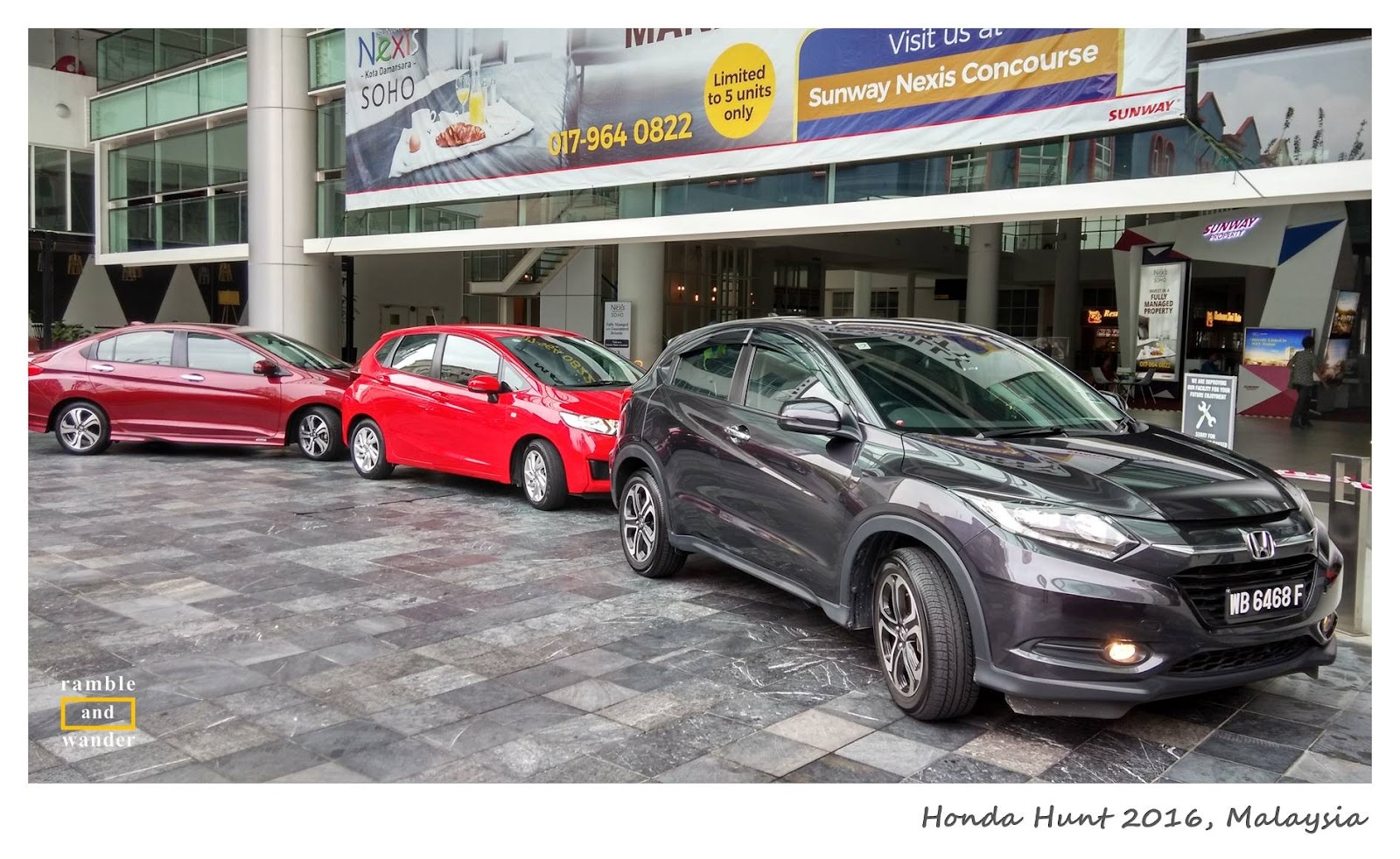 Malaysia Honda Hunt 2016 Kuala Lumpur Melaka Ramble and Wander