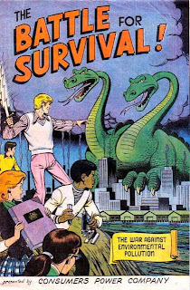 Energie et developpement - bande dessinée vantant les mérites du nucléaire aux enfants dans les années 70