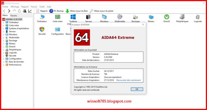 Aida64 Extreme Edition 3.20 Serial Key