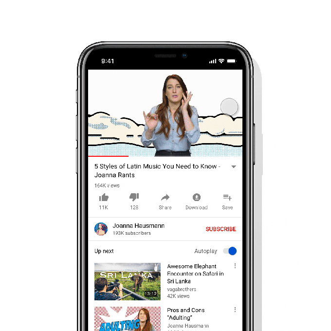 YouTube tweaks its mobile app for a better viewing experience