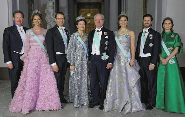 Queen Silvia, Princess Madeleine, Princess Sofia, Crown Princess Victoria, Prince Carl Philip, Christopher O'Neill, Prince Daniel, Princess Estelle, Princess Leonore