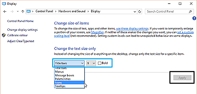 Cara Merubah Ukuran dan Jenis Font pada Windows 10
