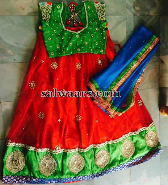 Half Saree for Big Kids - Indian Dresses