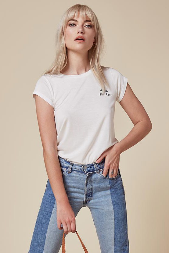 Crewneck T-shirts | Latest trendy t-shirts for girls