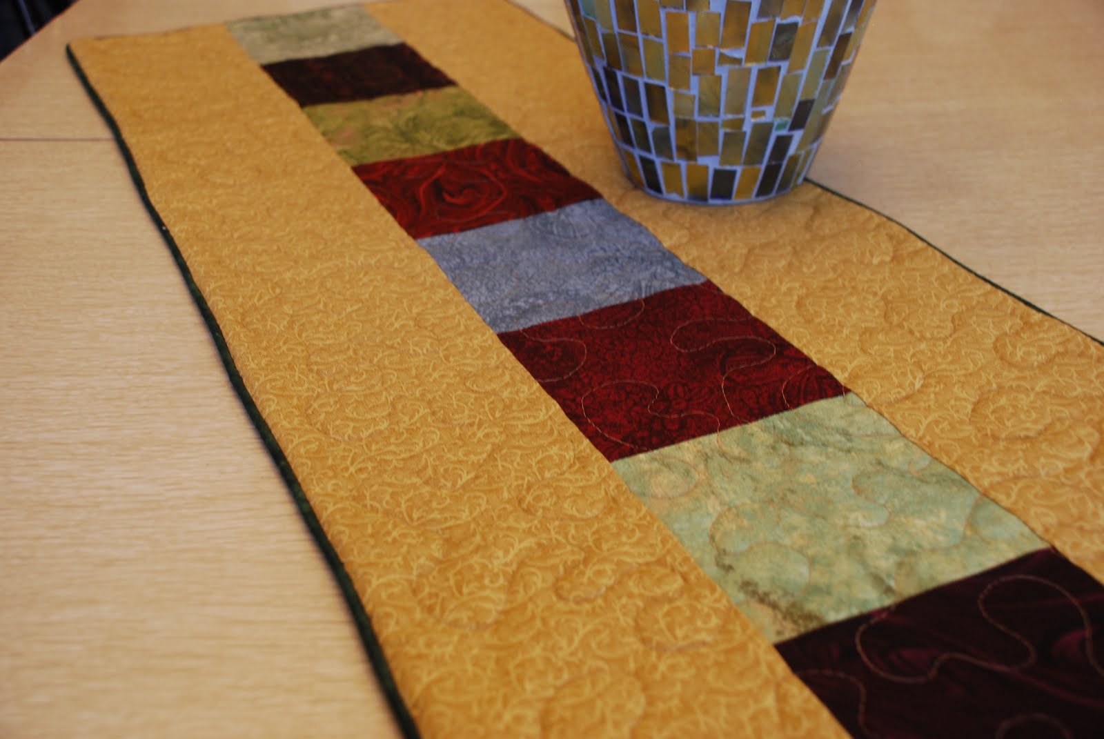 Stained Glass Table Runner