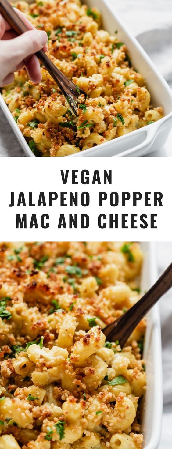 Vegan jalapeno popper mac and cheese Recipes For Dinner Easy