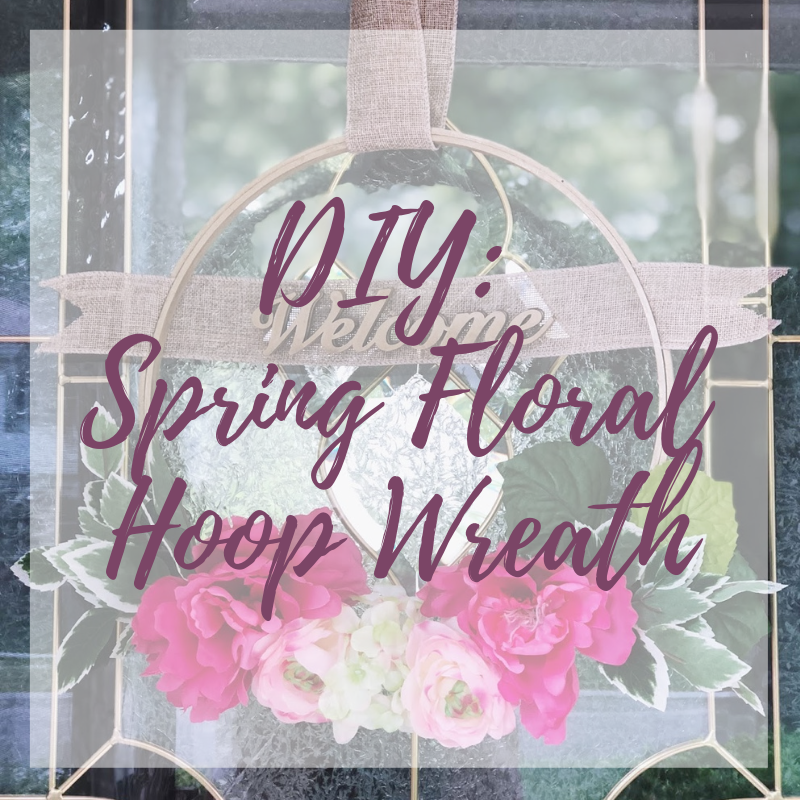 FIY Floral Hoop Wreath Tutorial