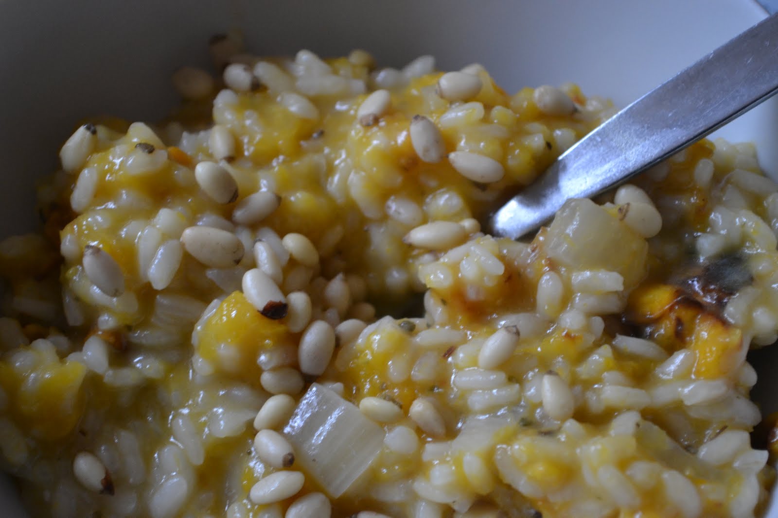 Karyn in the Kitchen Roast butternut and pine nut risotto