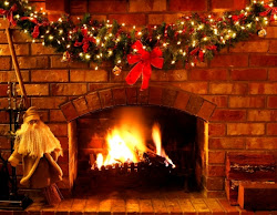 fireplace christmas 3d wallpapers xmas animated fireplaces fire holiday bing place merry decoration google hd tree