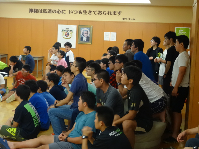 9月15日 土 高校生クイズ放映の様子