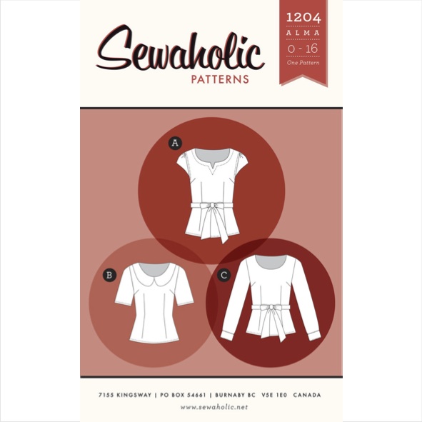 M is for make: New Sewaholic Alma blouse pattern in stock