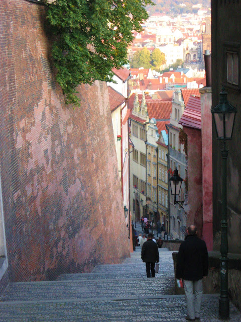 scalinata castello praga