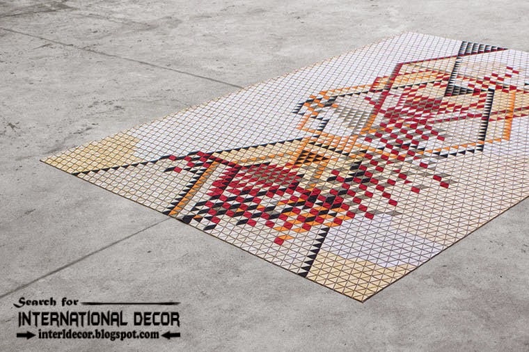 New collection of Eco-friendly wooden carpet and rugs, plywood textile carpet