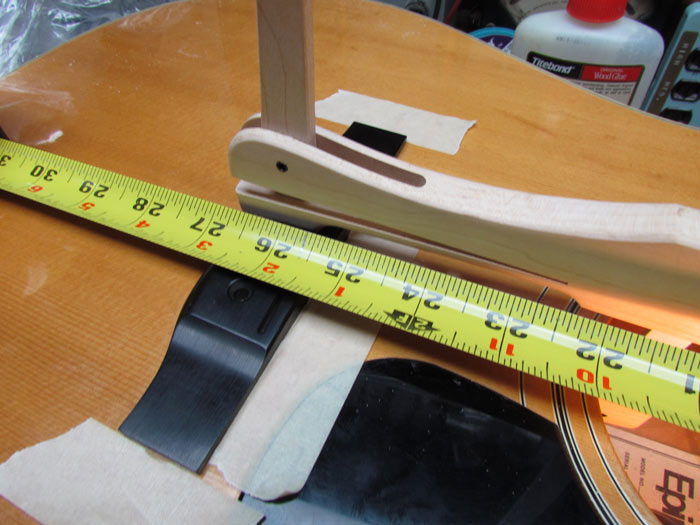 Using Fox Bridge Clamp to Glue New Bridge on an Acoustic Guitar Crawls Backward (When Alarmed)