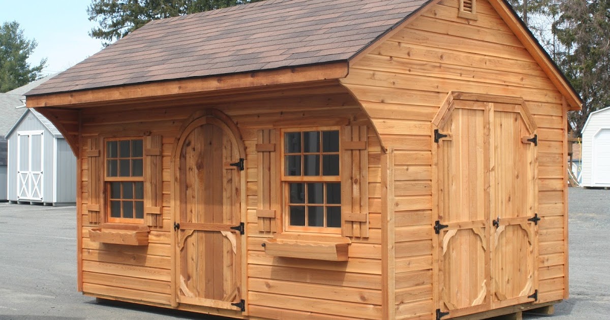 Gambrel Roof Plans: Tips for Building Garden Cedar Shed in Your Home
