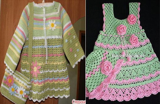 Love crochet? I loved these two models in crochet. See. Kisses ...
