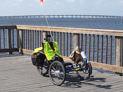punta gorda mile peace session rest bridge training river during trike recumbent touring