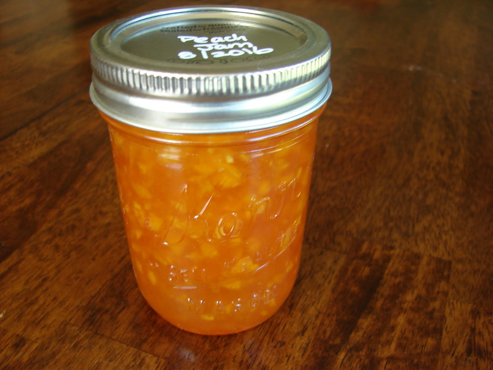 A Bear in the Kitchen Canned Peach Jam Two Ways