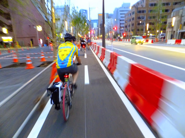 Separated Bicycle Lane, Tokyo, Japan