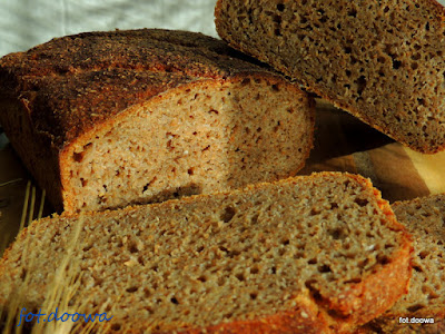 Chleb pszenno - żytni na zakwasie długodojrzewający