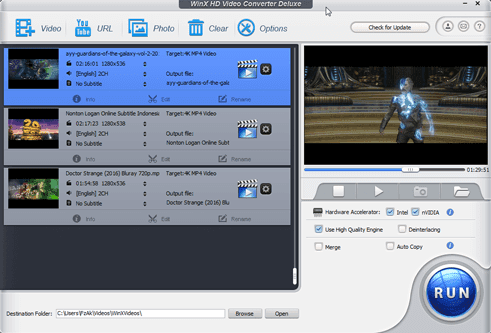 WinX HD Video Converter Deluxe Full License