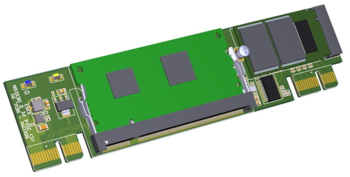 Raspberry Pi Compute Module 3 cluster blade