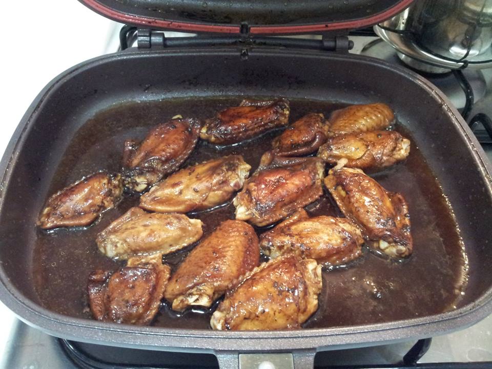 Coca Cola Coke Chicken Wings using HappyCallPan Shan's Recipes
